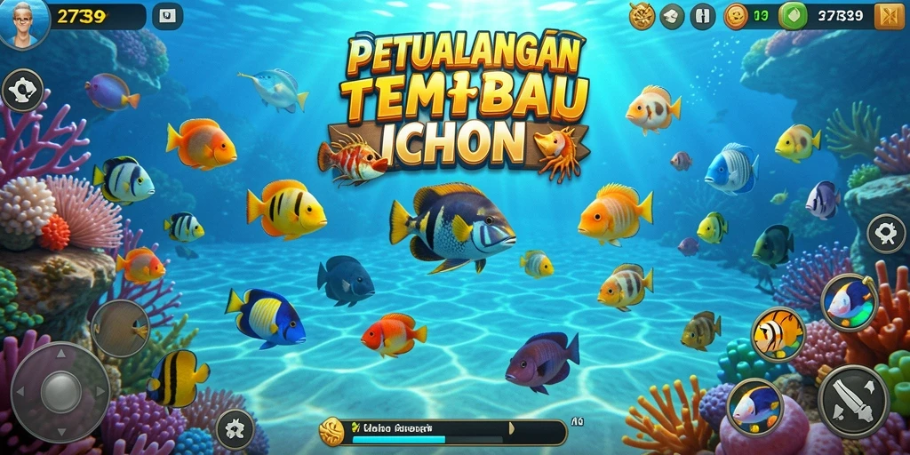Screenshot gameplay menampilkan keseruan Tembak Ikan.