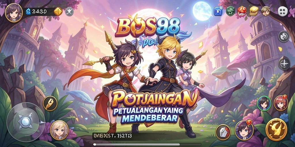 Tampilan gameplay menarik dari game Anime BOS88.