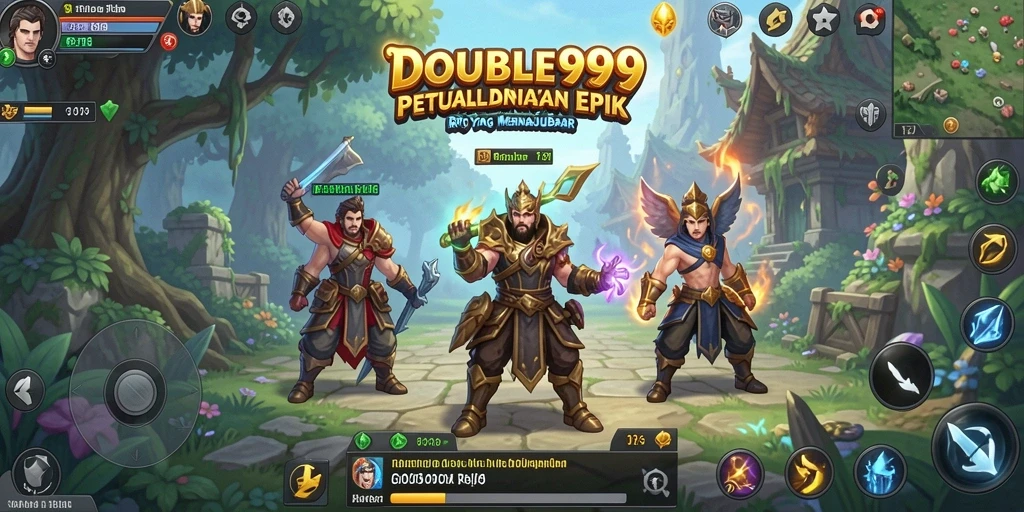 Gameplay mendalam dan penuh aksi dalam DOUBLE999.