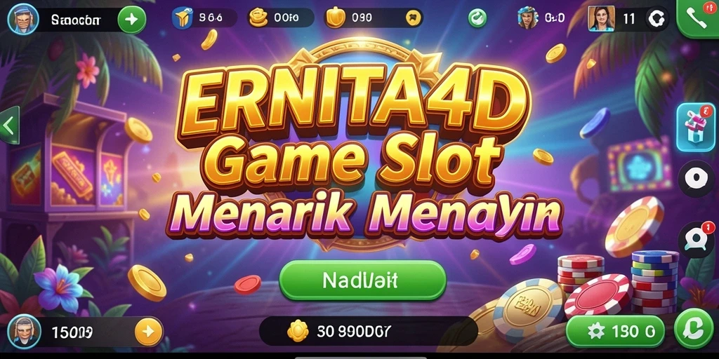 Screenshot gameplay menampilkan serunya bermain Slot di ERNITA4D.