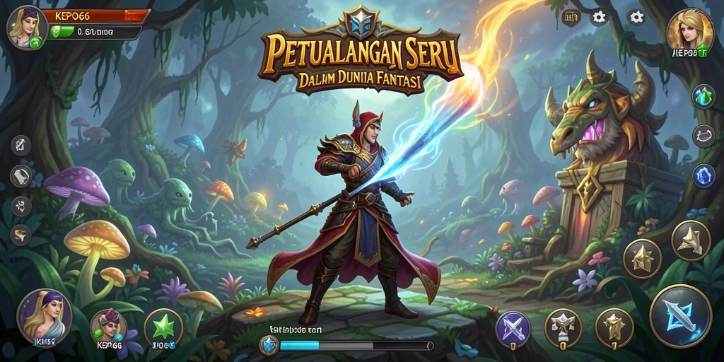 Gameplay KEPO66 yang menarik dengan petualangan seru dan penuh tantangan.