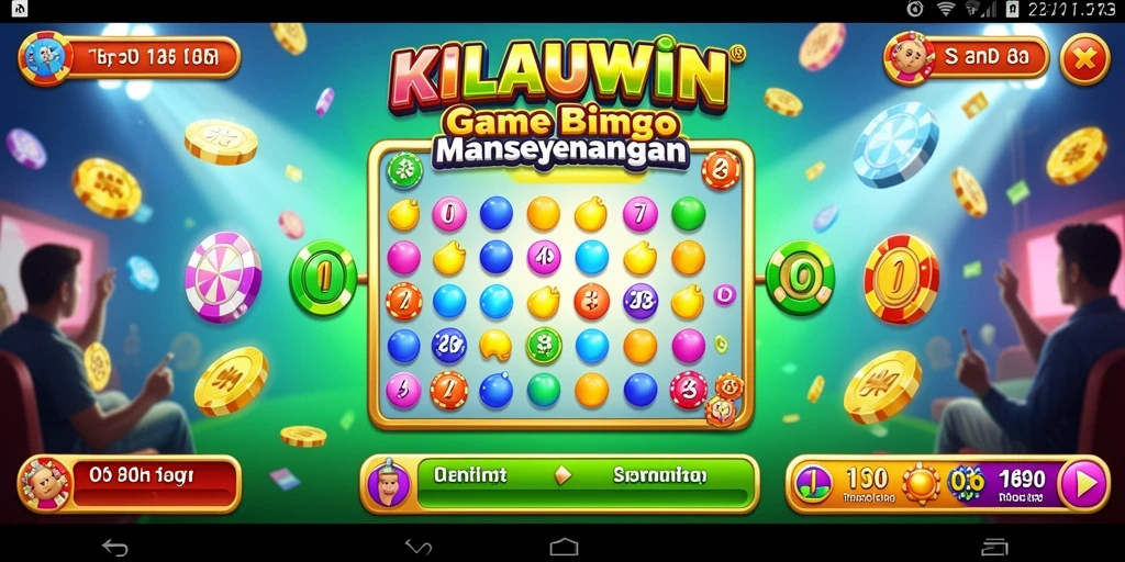 Tampilan gameplay KILAUWIN dengan suasana Bingo yang seru.