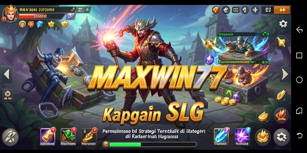 Tampilan gameplay menarik dari MAXWIN77 dalam kategori SLG.