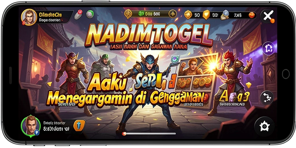 Tampilan mendebarkan dari gameplay NADIMTOGEL yang penuh aksi.