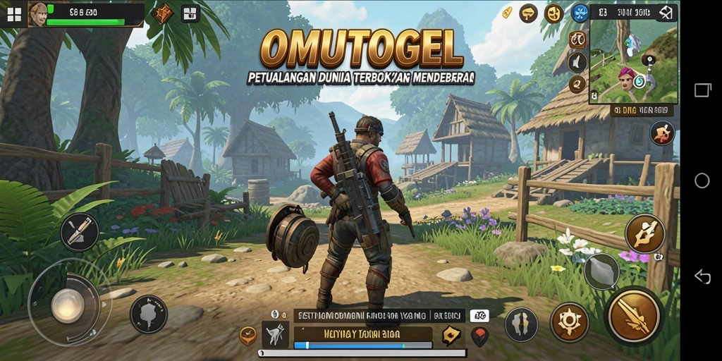 Tampilan gameplay Open World yang menakjubkan dari OMUTOGEL.