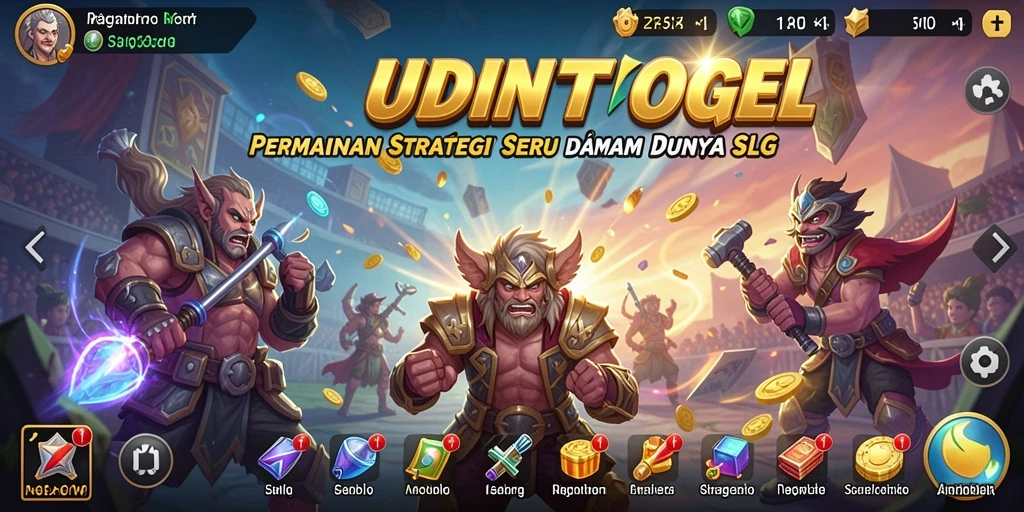 Tangkapan layar gameplay <strong>UDINTOGEL</strong> menampilkan aksi strategis yang mendebarkan.